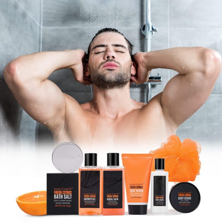 Body & Earth Men’s Citrus Bath Set VAT $50.00 – Omorphia