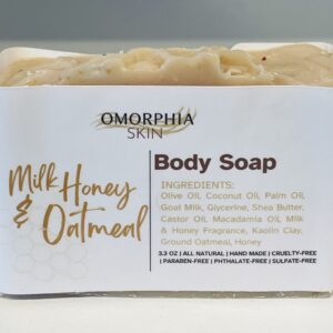 Milk & Honey Oatmeal Soap 3.3oz VAT $13.75