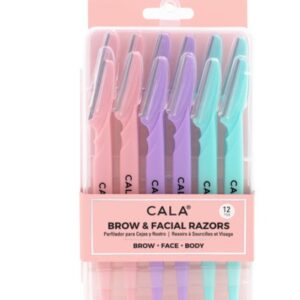 Cala Brow & Facial Razors 12's-VAT $21.88