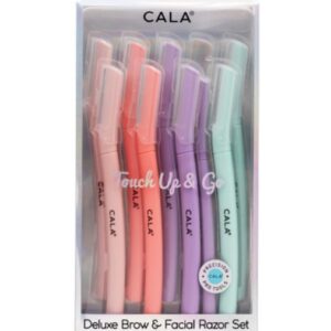 Cala Deluxe Brow & Facial Razor 9pc Set-VAT $22.00